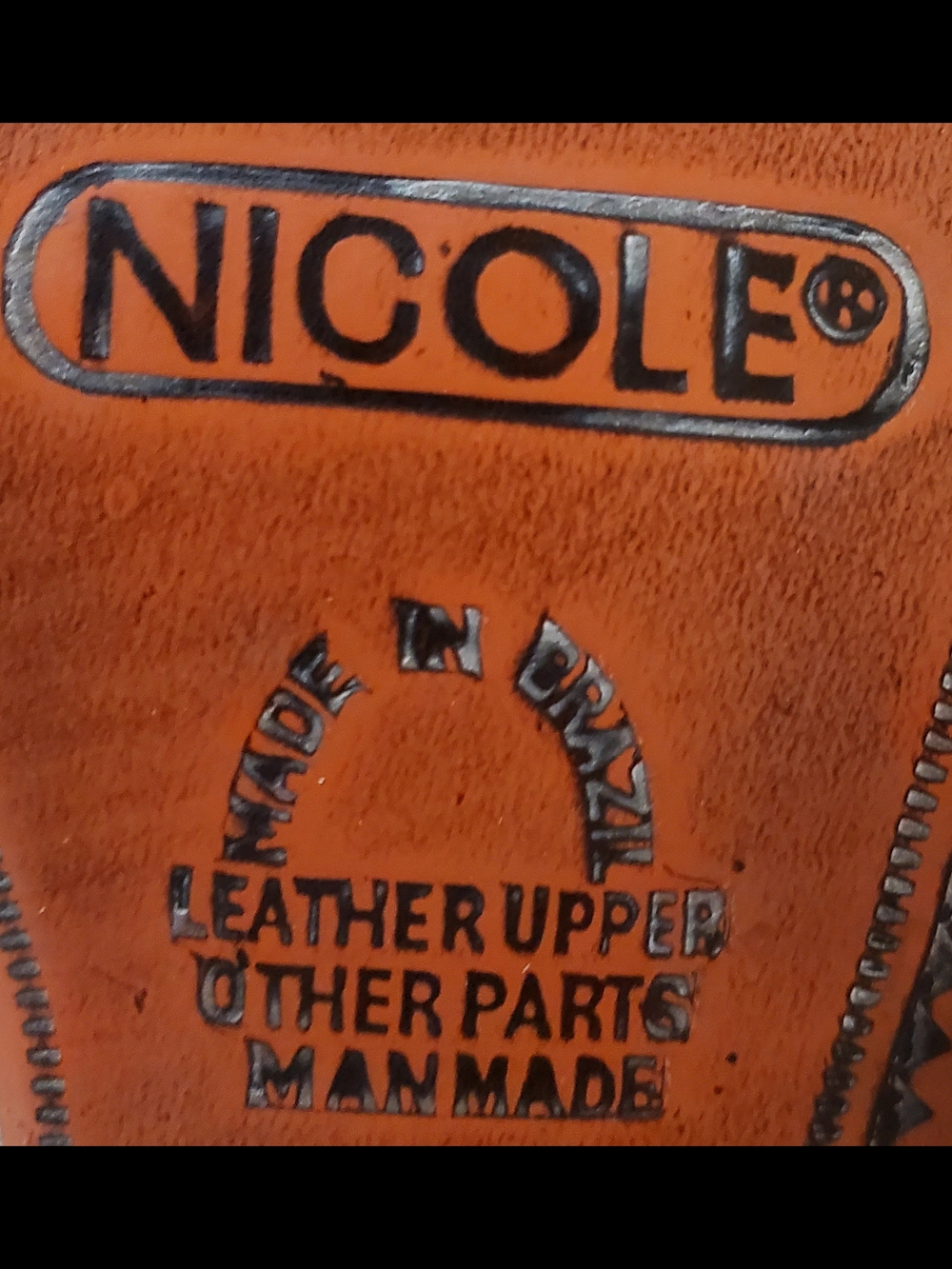 Nicole by Nicole Miller Victoria 7.5M Woven Leather Buckle Mules in Dark Brown - Picture 12 of 13